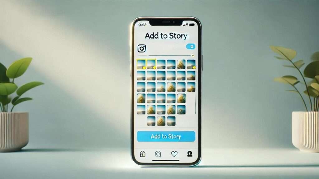 how to add multiple photos to instagram story