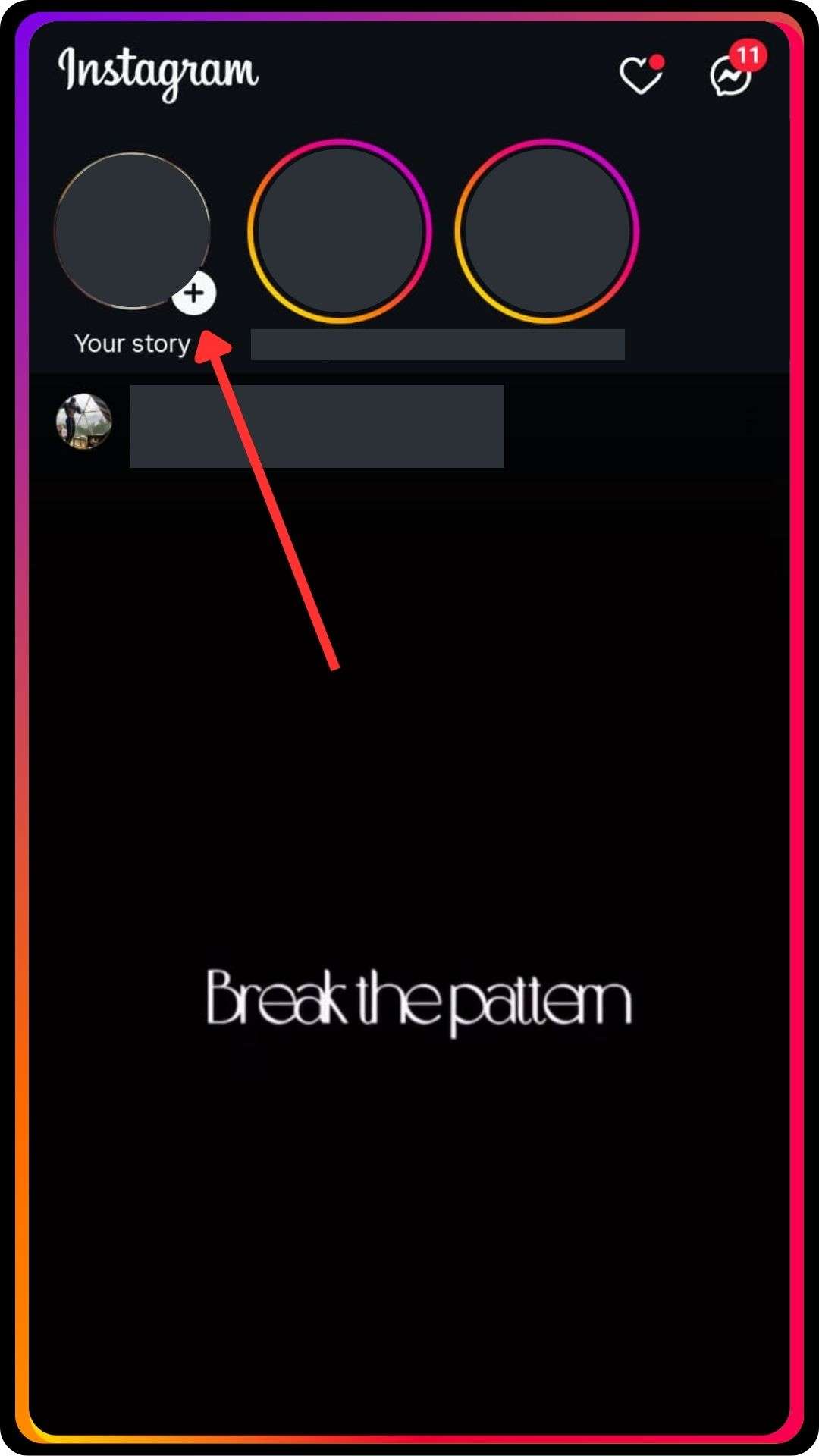 Open Instagram and Access Your Story