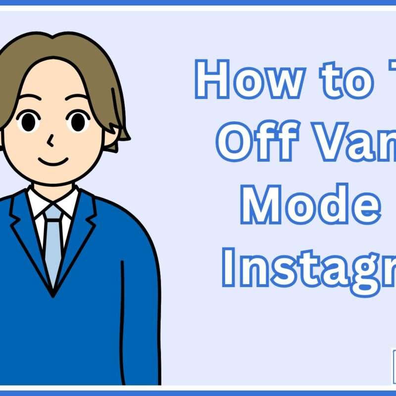 how to turn off vanish mode on instagram
