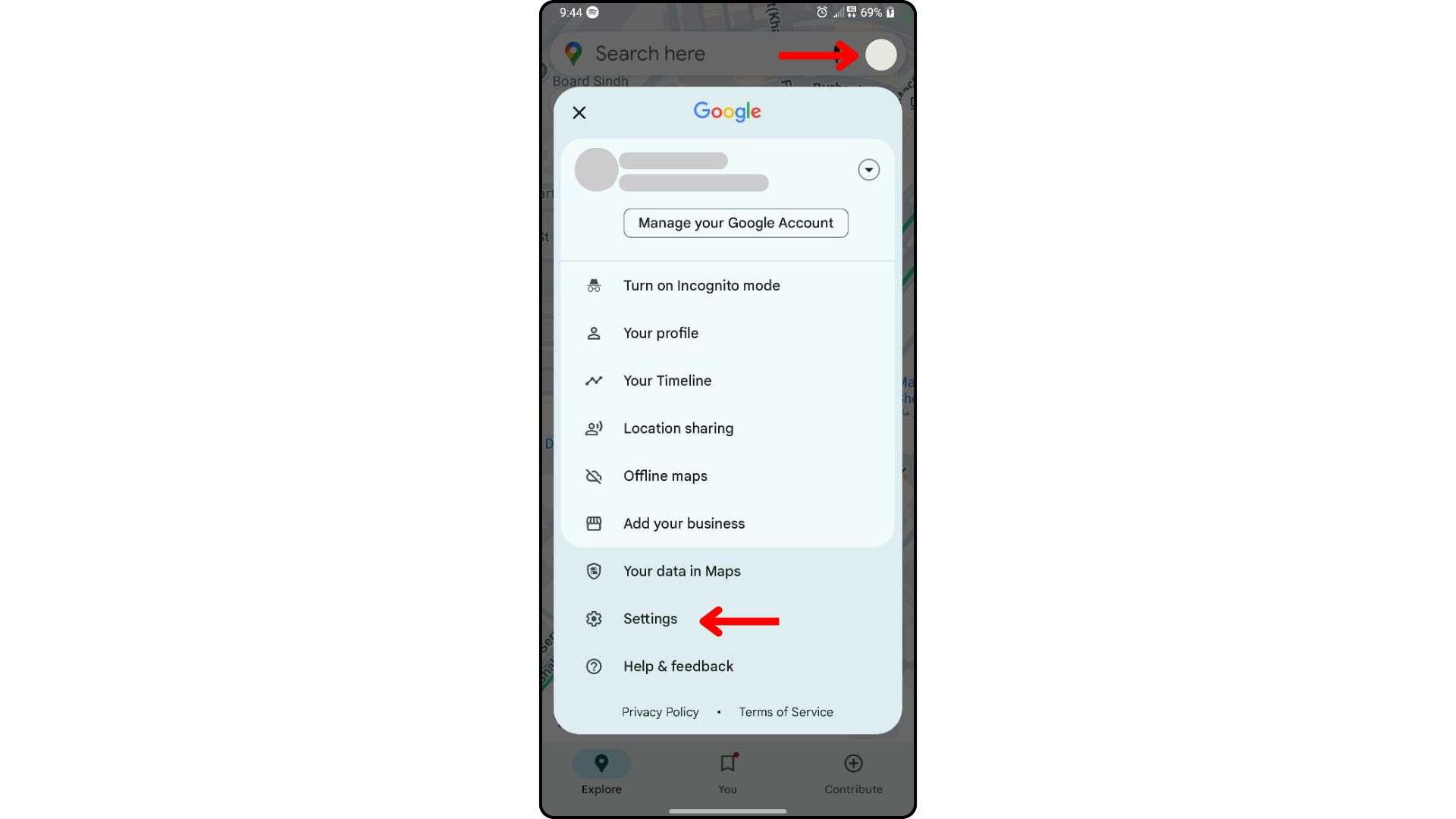 Google Maps Voice Setting