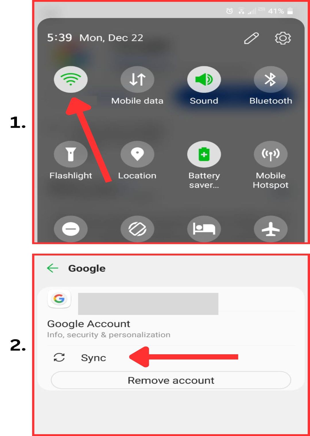Troubleshoot Connection and Sync Issues