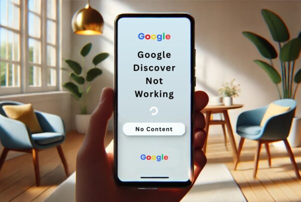 google discover not working