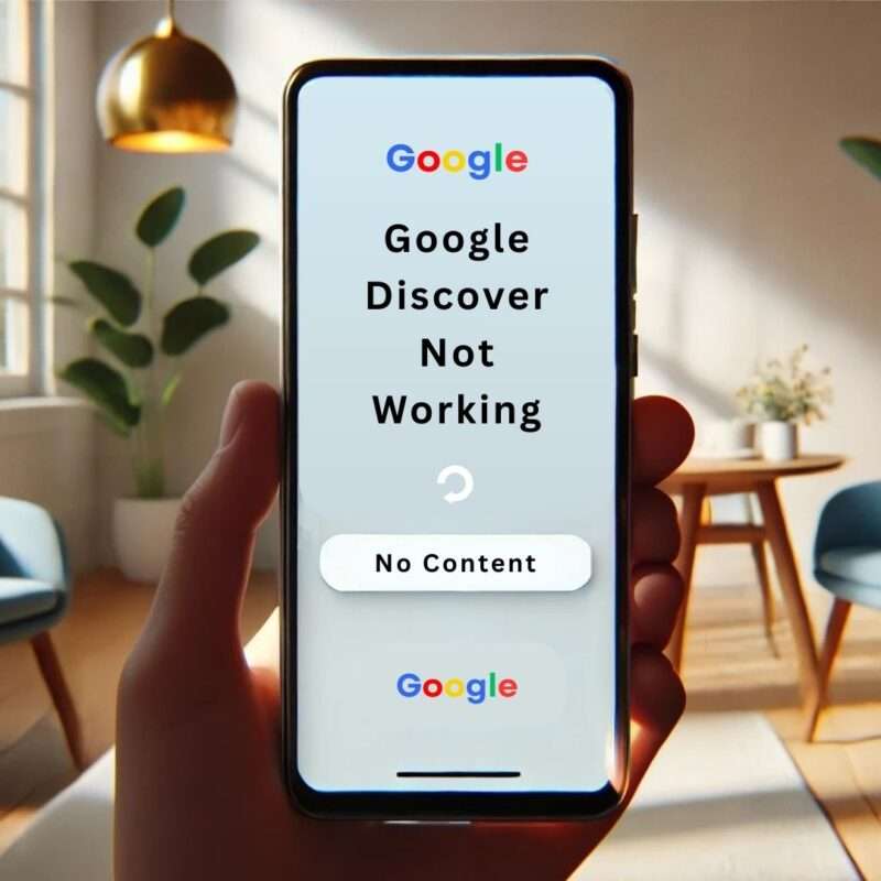 google discover not working