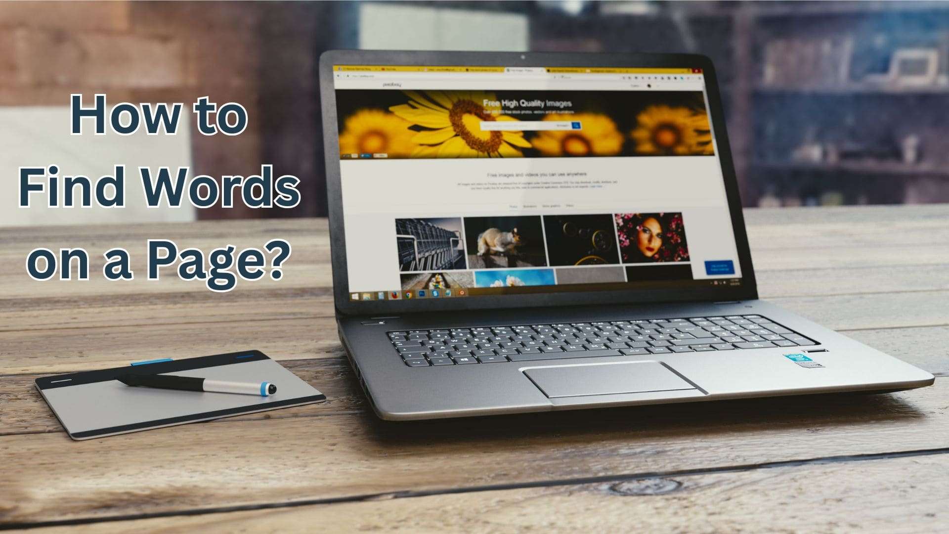 how to find words on a page