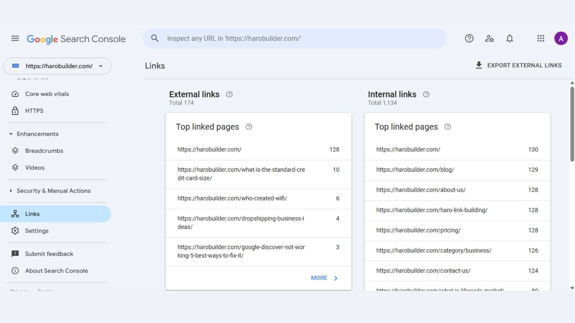 Using Google Search Console