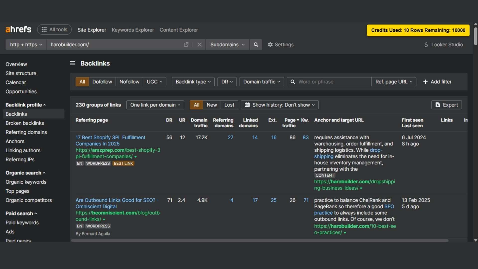 Using SEO Tools
