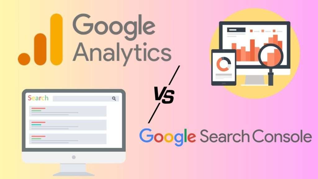 google search console vs google analytics