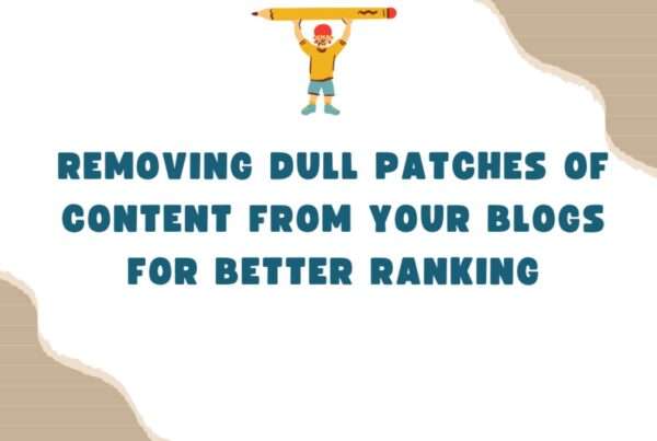 removing dull patches of content