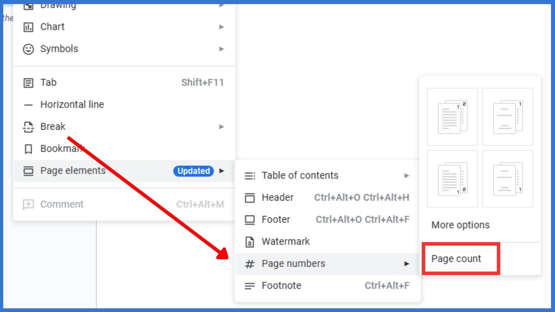 7. Add Page Count if You Want to Show Total Pages