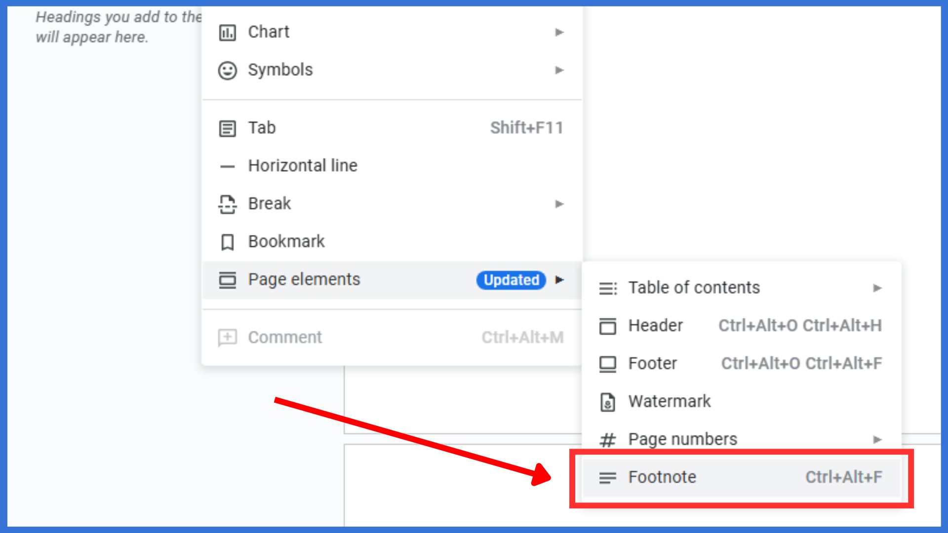 8. Add a Footnote If Needed for Additional Page Context