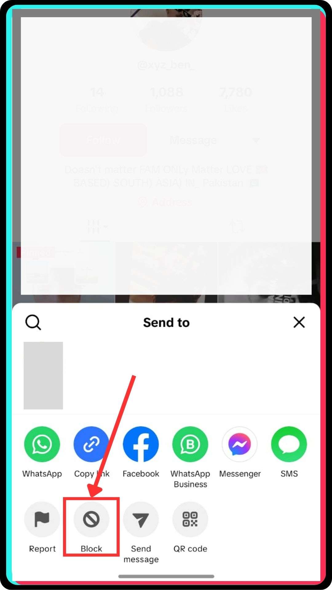 Block the User