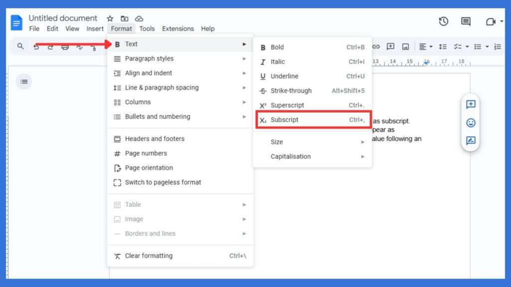 How To Do Subscript In Google Docs - Haro Builder