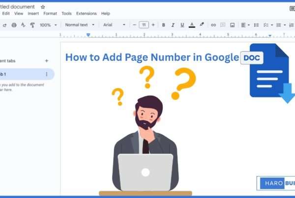 How to Add Page Number in Google Docs