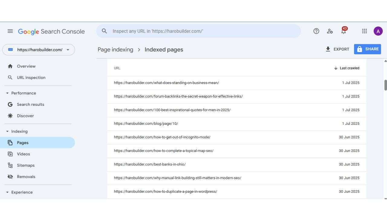 Use Google Search Console