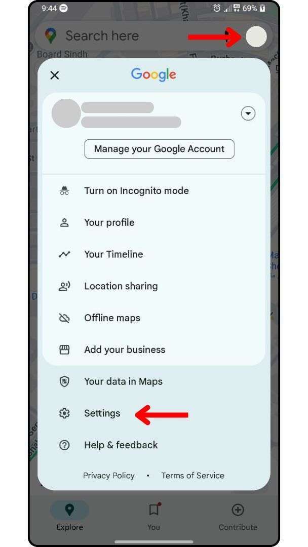 Google Maps Voice Setting