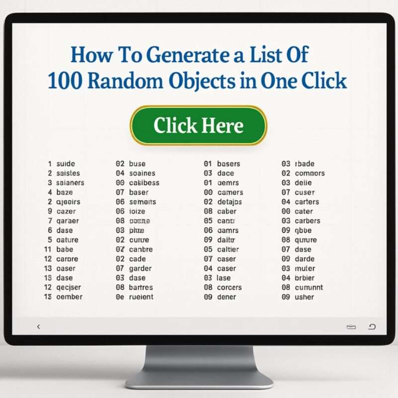 Random Objects Generator