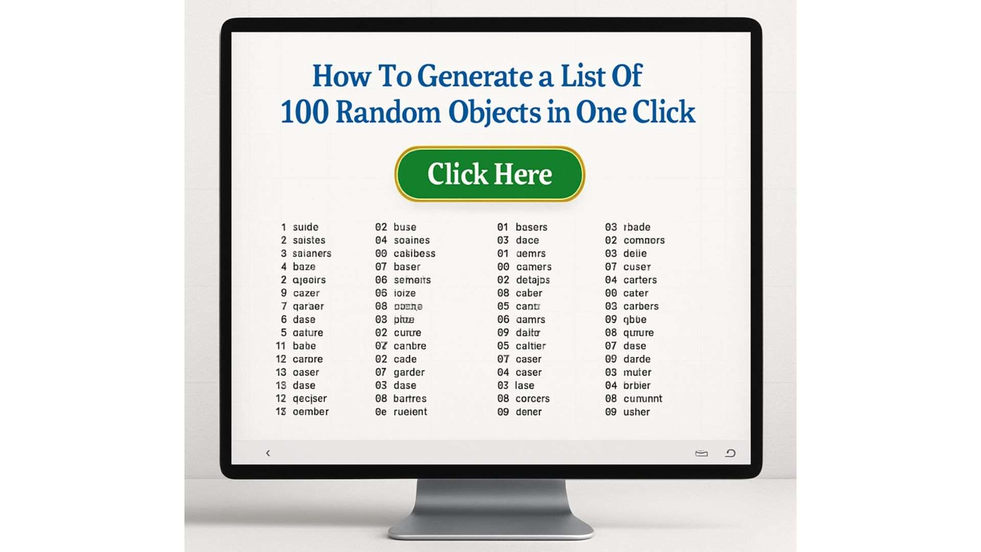 Random Objects Generator