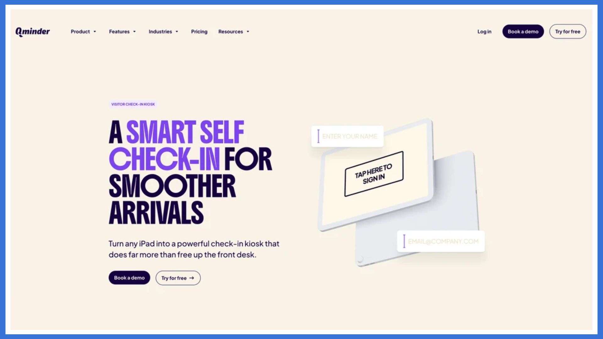 Qminder Check-In Platform