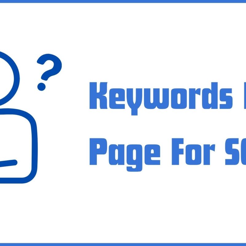 How Many Keywords Per Page For SEO