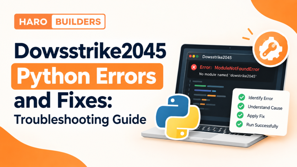 Dowsstrike2045 Python Errors and Fixes: Troubleshooting Guide